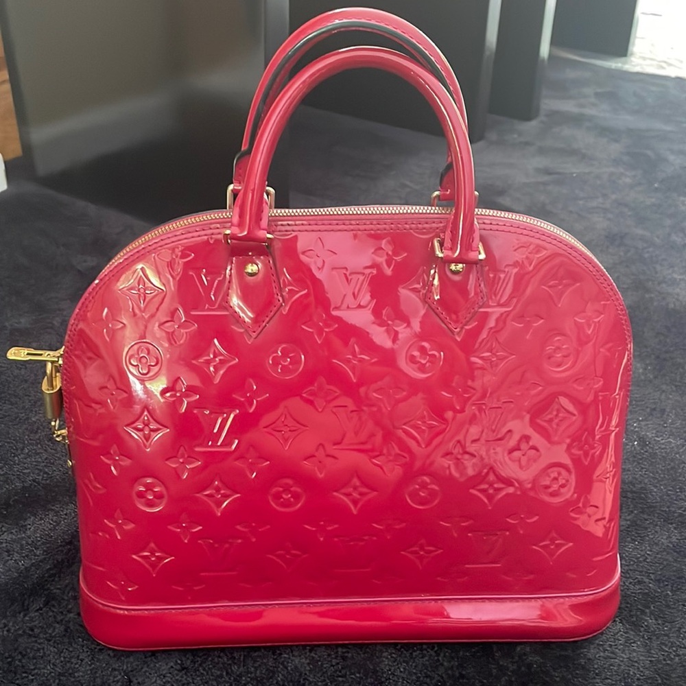 Louis Vuitton Verni Leather Alma